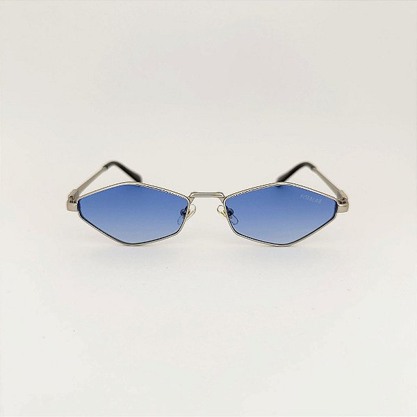 Kitana prata com azul