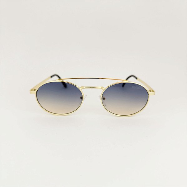 Horus dourado com azul