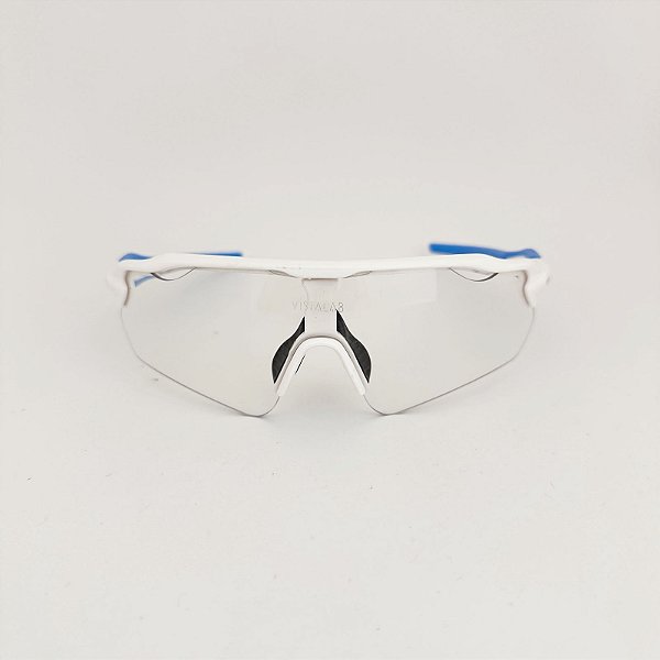 Nitro azul com lente transparente + case esportiva