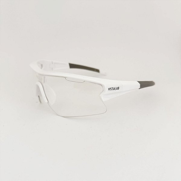 Titan branco com lente transparente + case esportiva