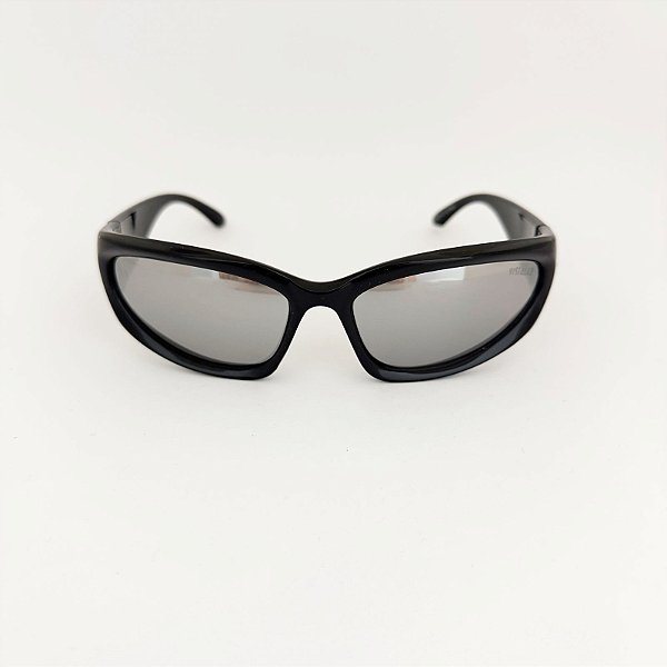 Baian preto com prata espelhado