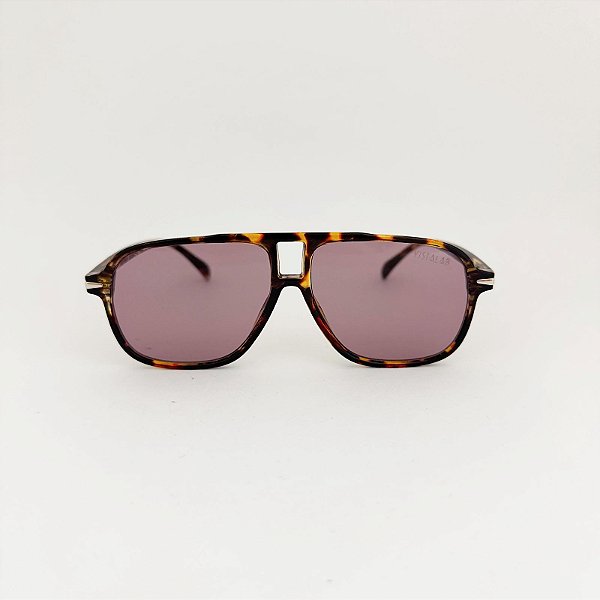 Noir tartan com lente clara