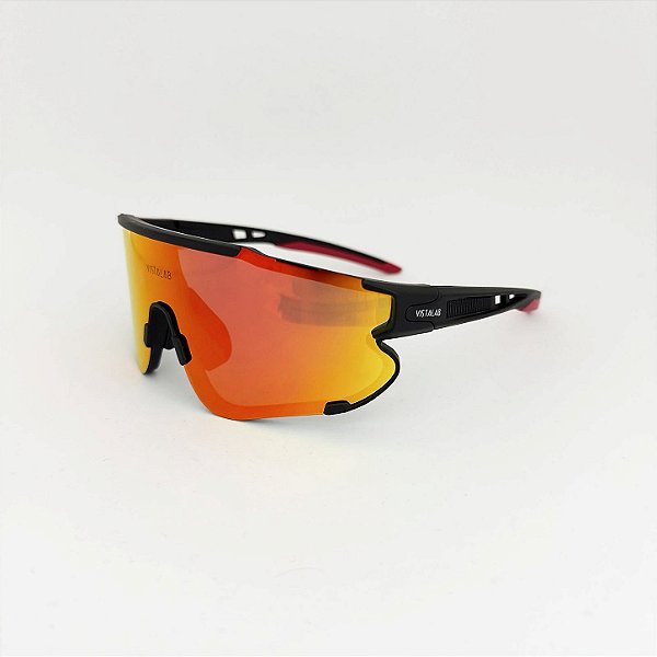 Frizzo preto com vermelho + case esportiva
