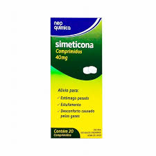 SIMETICONA 40 MG COM 20 COMPRIMIDOS NEOQUIMICA