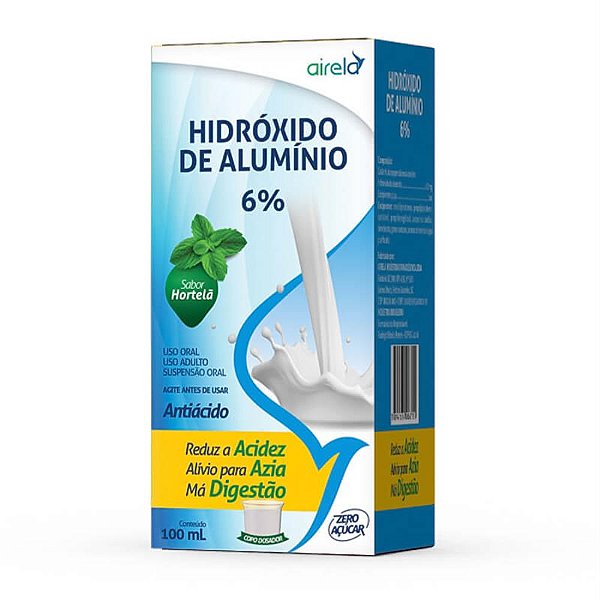HIDRÓXIDO DE ALUMÍNIO 6% 100 ML