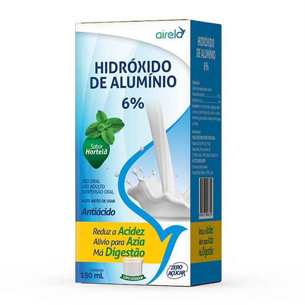 HIDRÓXIDO DE ALUMÍNIO 6% 150 ML
