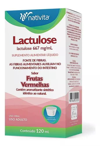 LACTULOSE 120 ML SABOR FRUTAS VERMELHAS