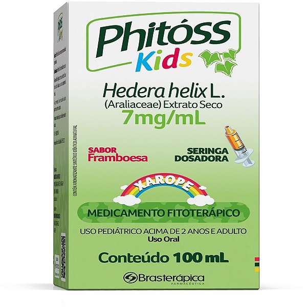 PHITOSS KIDS 7MG/ML 100ML SABOR FRAMBOESA