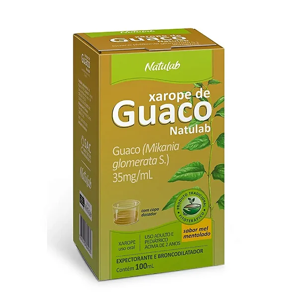 GUACO NATULAB 100ML SABOR MEL MENTOLADO