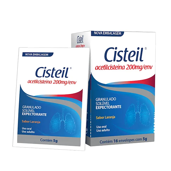 CISTEIL 200MG/ENV COM 16 ENVELOPES DE 5G
