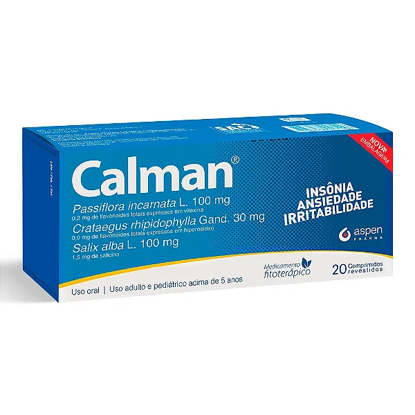 CALMAN C/20 COMPRIMIDOS