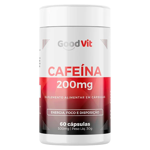 CAFEINA 200MG 60 CAPS GOOD VIT