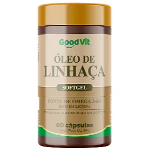 ÓLEO DE LINHAçA SOFTGEL C/60 CáPSULAS - GOOD VIT