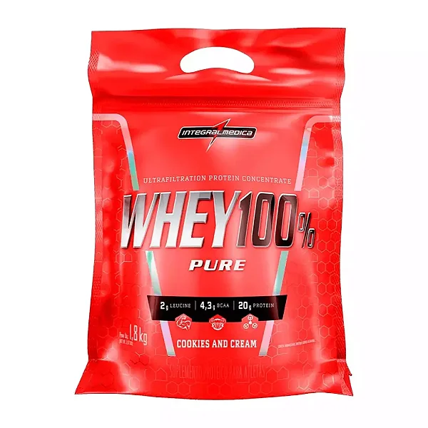 WHEY 100% PURE INTEGRALMEDICA 900G