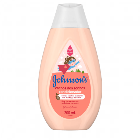 CONDICIONADOR JOHNSONS BABY CABELOS CACHEADOS 200ML