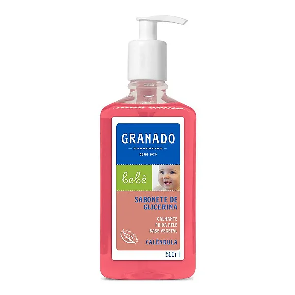 Sabonete Granado Bebe 500ml Líquido Glicerina Calêndula