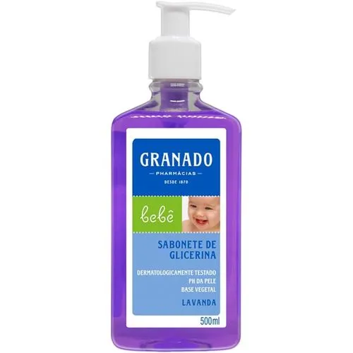 Sabonete Granado Bebê 500ml Líquido Glicerina Lavanda
