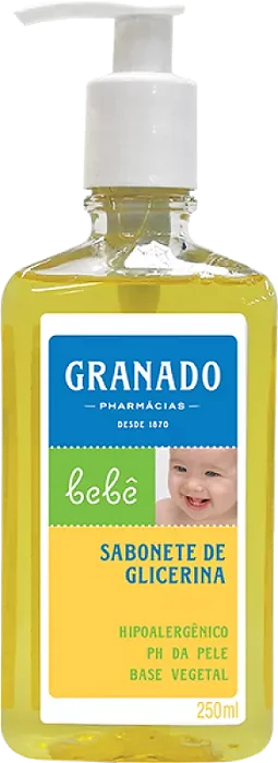 SABONETE GRANADO BEBÊ 250ML LÍQUIDO GLICERINA TRADICIONAL