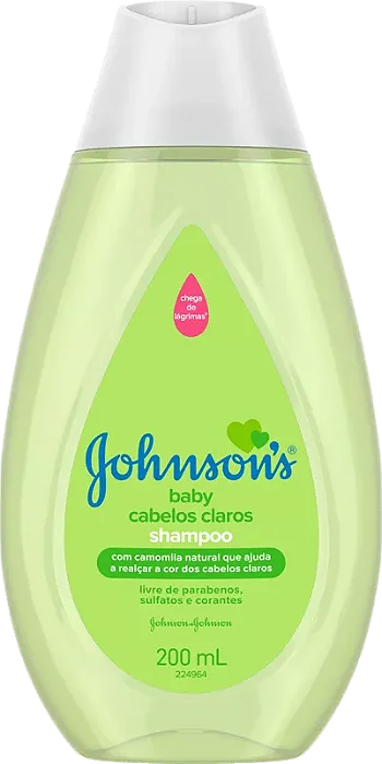 Shampoo Johnson's Baby 200ml Cabelos Claros