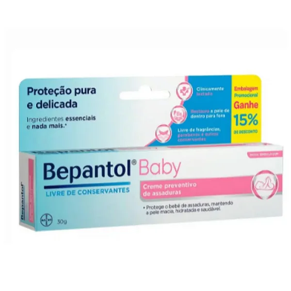 CREME DE ASSADURA BEPANTOL BABY 030G PREÇO ESPECIAL