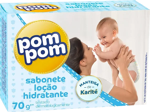 SABONETE POM POM 70G HIDRATANTE