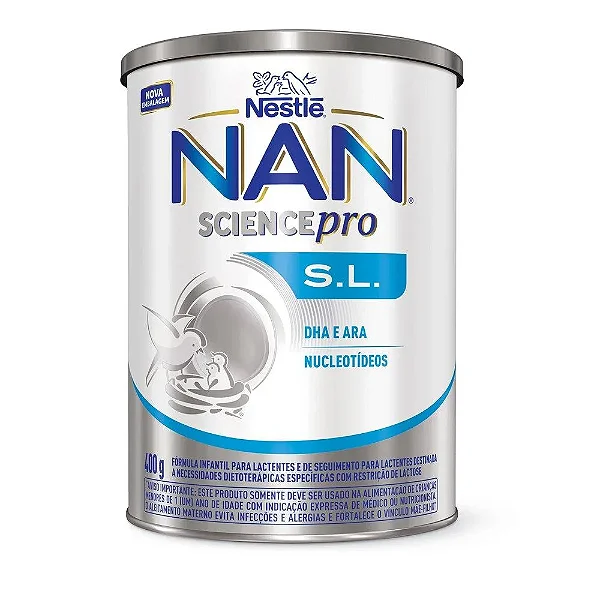 NAN SEM LACTOSE 400G