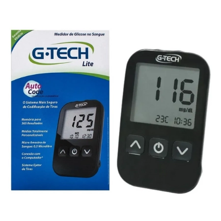MEDIDOR DE GLICOSE G-TECH FREE LITE
