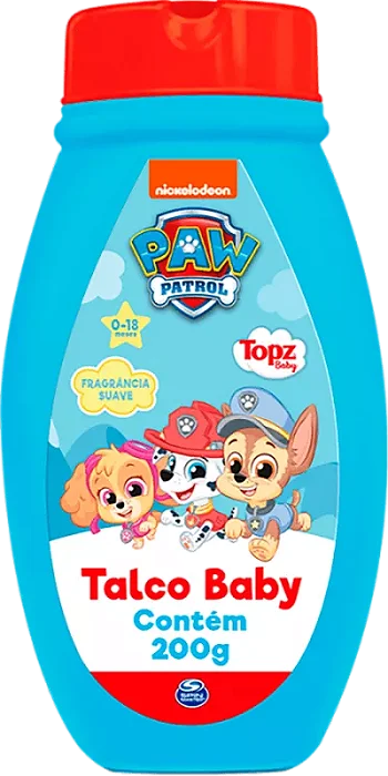 TALCO TOPZ BABY 200G PATRULHA CANINA