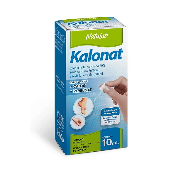 Kalonat Ácido Salicílico 20% + Ácido Láctico 15% Solução Tópica 10ml