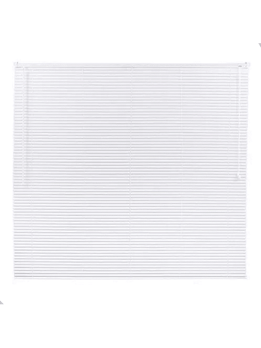 Persiana Horizontal PVC 25mm BLOCK 80larg x 160alt Branca
