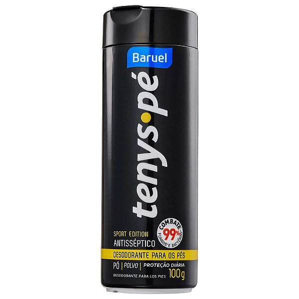 Talco Desodorante para os Pés Pó Sport Edition 100g Tenys Pé Baruel