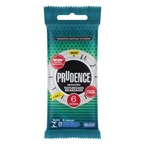 PRUDENCE SENSACOES TEXTURIZADO RETARDANTE C/6