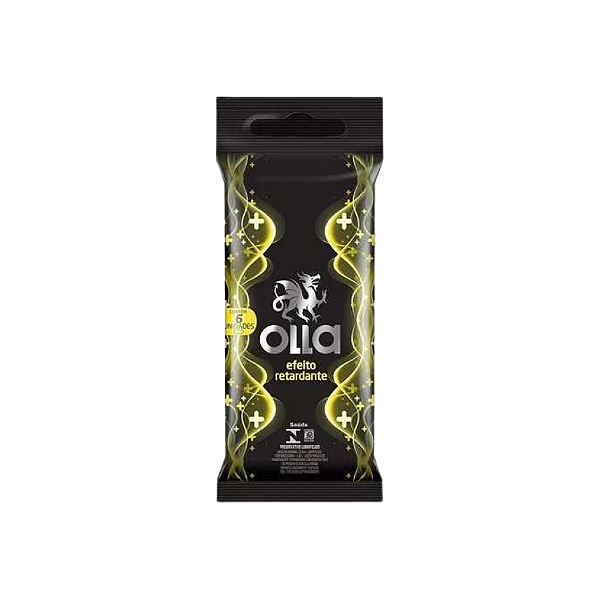 6 Camisinhas Olla Efeito Retardante Preservativo