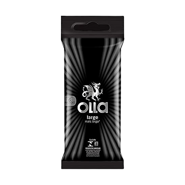 Preservativo Camisinha Olla Tamanho Large Com 6 Unidades