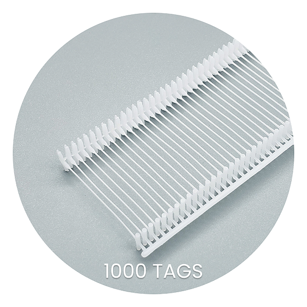 Pino Plástico Para Etiqueta Lacre Tag Fix Pin 40mm 1000 Pins