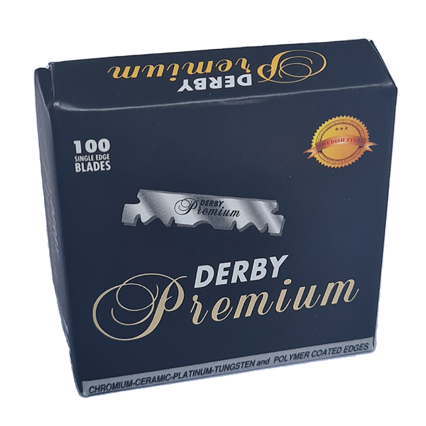 Lâminas Derby Premium Single Edge Blades 1/2 100 Unidades