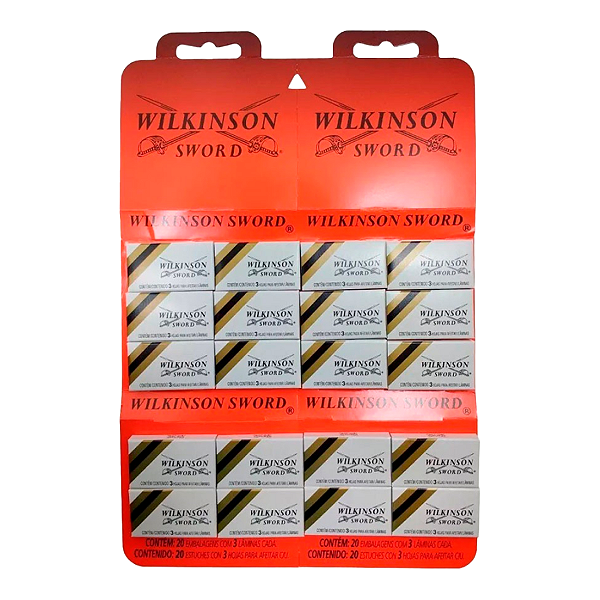 Lâminas Wilkinson Sword 60 Unidades