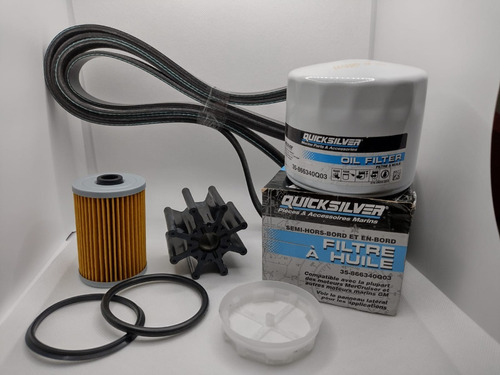 Revisão Mercruiser V8 Gasolina Filtro, Rotor E Correia Eua.