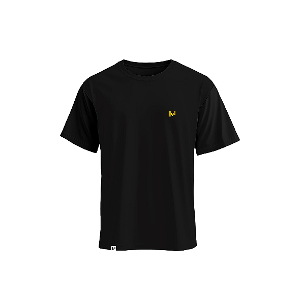 Camiseta Basic Elegance Menalmei Preta
