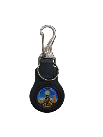 Chaveiro Nossa Senhora Aparecida e São Cristóvão com Gancho