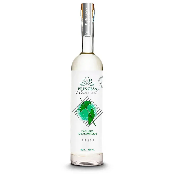 CACHACA PRATA INOX PRINCESA ISABEL 700 ML