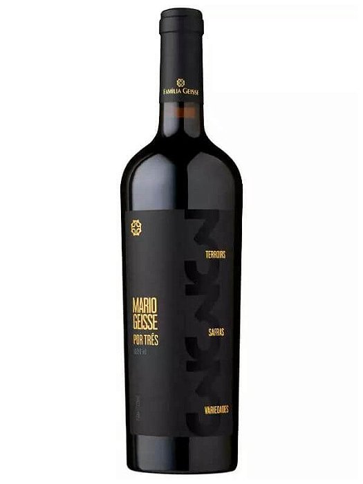 VINHO FAMÍLIA GEISSE - MG POR TRES 750 ML