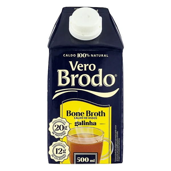 CALDO VERO BRODO - BONE BROTH GALINHA 500ML