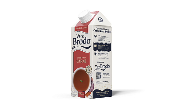 CALDO VERO BRODO - STOCK CARNE BOVINA 750ML