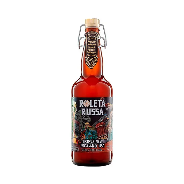 CERVEJA ROLETA RUSSA - TRIPLE NEW ENGLAND IPA (NEIPA) 500ML