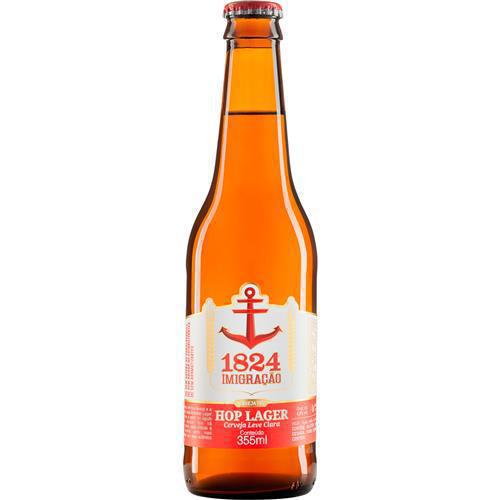 CERVEJA IMIGRACAO - HOP LAGER 355ML (LONG NECK)