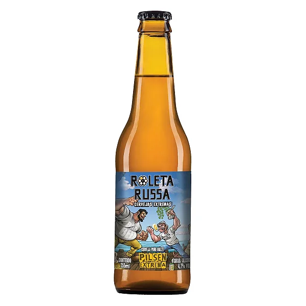 CERVEJA ROLETA RUSSA - PILSEN EXTREMA 355ML (LONG NECK)