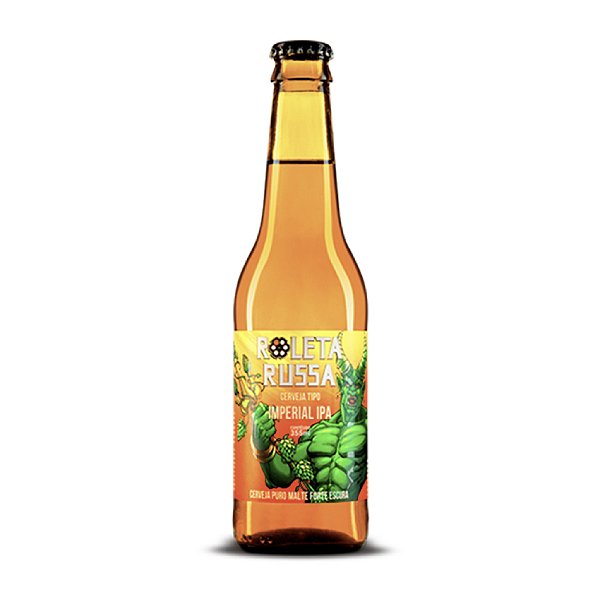 CERVEJA ROLETA RUSSA - IMPERIAL IPA 355ML (LONG NECK)