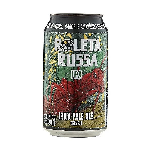 CERVEJA ROLETA RUSSA - IPA 350 ML (LATA)