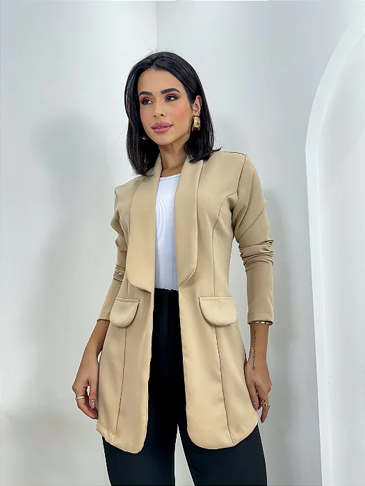 Blazer em alfaiataria